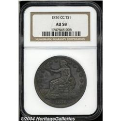 1876-CC[T$1] AU58 NGC.