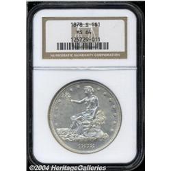 1878-S[T$1] MS64 NGC.