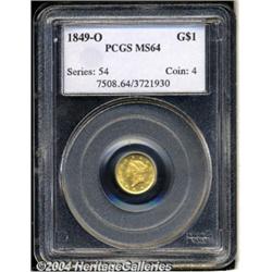 1849-O[G$1] MS64 PCGS.