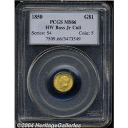 1850[G$1] MS66 PCGS.