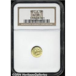 1852-D[G$1] AU58 NGC.