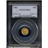 Image 1 : 1853[G$1] MS63 PCGS.