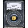 Image 1 : 1854[G$1] Type One MS63 PCGS.