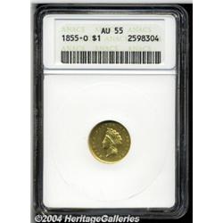 1855-O[G$1] AU55 ANACS.