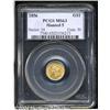 Image 1 : 1856[G$1] Slanted 5 MS63 PCGS.