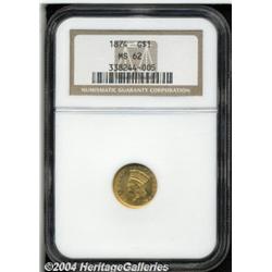1874[G$1] MS62 NGC.