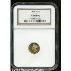 1877[G$1] MS62 Prooflike NGC.