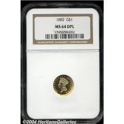 1882[G$1] MS64 Deep Mirror Prooflike NGC.