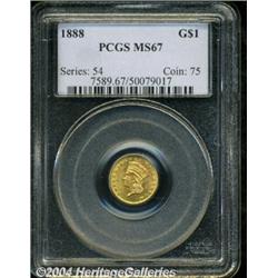1888[G$1] MS67 PCGS.