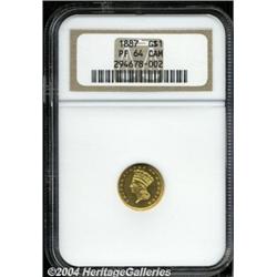1887[G$1] PR64 Cameo NGC.