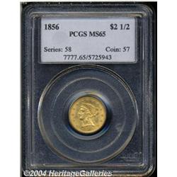 1856[$2 1/2] MS65 PCGS.