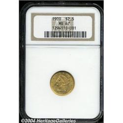 1900[$2 1/2] MS67 NGC.