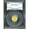 Image 1 : 1911[$2 1/2] MS64 PCGS.