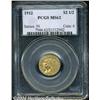 Image 1 : 1912[$2 1/2] MS62 PCGS.
