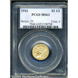 1912[$2 1/2] MS63 PCGS.
