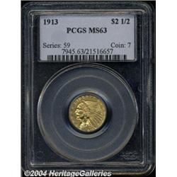 1913[$2 1/2] MS63 PCGS.
