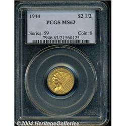 1914[$2 1/2] MS63 PCGS.