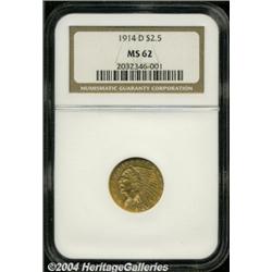1914-D[$2 1/2] MS62 NGC.