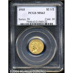 1915[$2 1/2] MS63 PCGS.