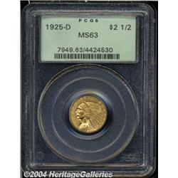 1925-D[$2 1/2] MS63 PCGS.