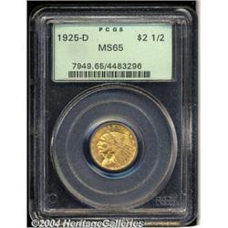 1925-D[$2 1/2] MS65 PCGS.