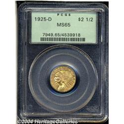 1925-D[$2 1/2] MS65 PCGS.
