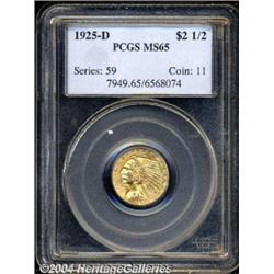 1925-D[$2 1/2] MS65 PCGS.