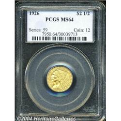 1926[$2 1/2] MS64 PCGS.