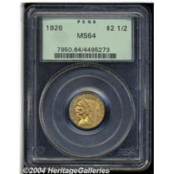 1926[$2 1/2] MS64 PCGS.