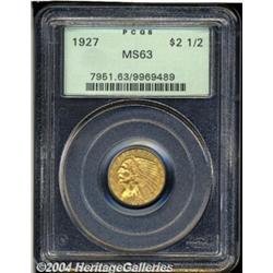 1927[$2 1/2] MS63 PCGS.