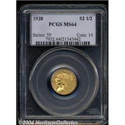 1928[$2 1/2] MS64 PCGS.