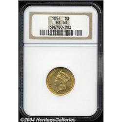 1854[$3] MS63 NGC.