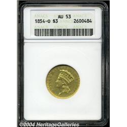 1854-O[$3] AU53 ANACS.