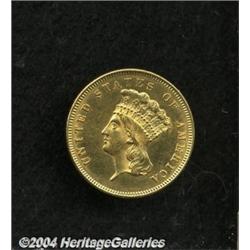 1855[$3] MS60 Reverse Cleaned Uncertified.