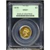 Image 1 : 1878[$3] MS61 PCGS.