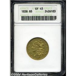 1838[$5] XF45 ANACS.