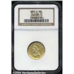 1852-D[$5] AU55 NGC.