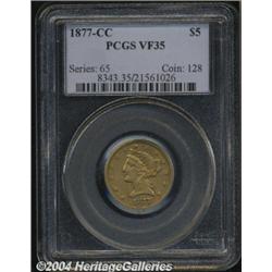 1877-CC[$5] VF35 PCGS.