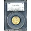 Image 1 : 1881[$5] MS64 PCGS.