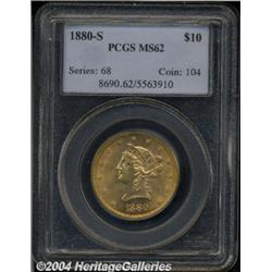 1880-S[$10] MS62 PCGS.
