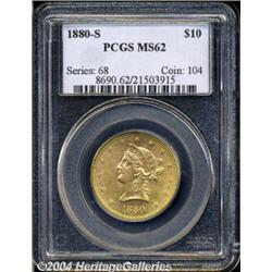 1880-S[$10] MS62 PCGS.