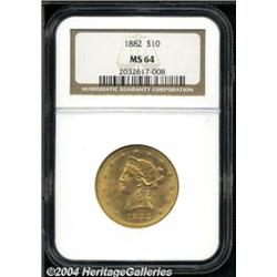 1882[$10] MS64 NGC.