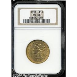 1893[$10] MS63 NGC.