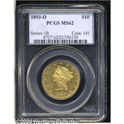 1893-O[$10] MS62 PCGS.