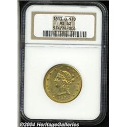 1893-O[$10] MS62 NGC.