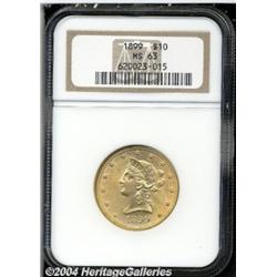 1899[$10] MS63 NGC.