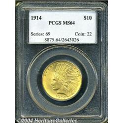 1914[$10] MS64 PCGS.