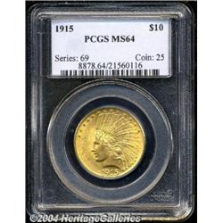 1915[$10] MS64 PCGS.