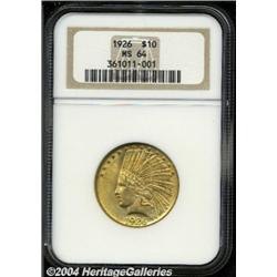 1926[$10] MS64 NGC.