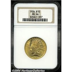 1926[$10] MS64 NGC.
